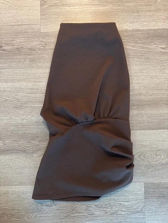 NWOT Zara Open Back Halter Top Brown - Picture 7 of 11